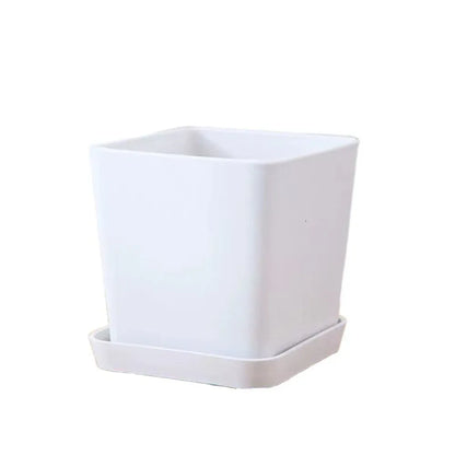 jardinière carrée plastique | Thalior