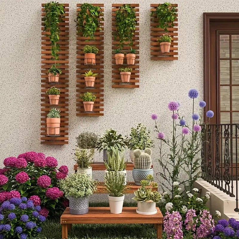 Jardinière en bambou pour terrasse | Lorysia