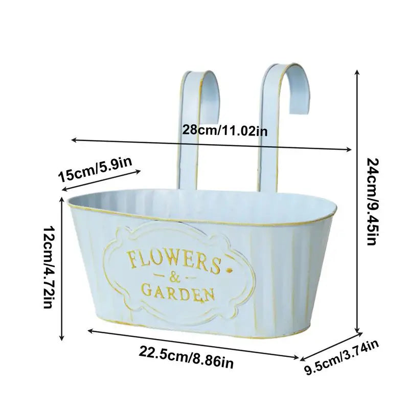 Jardinière accrochée pour balcon | Avyrel