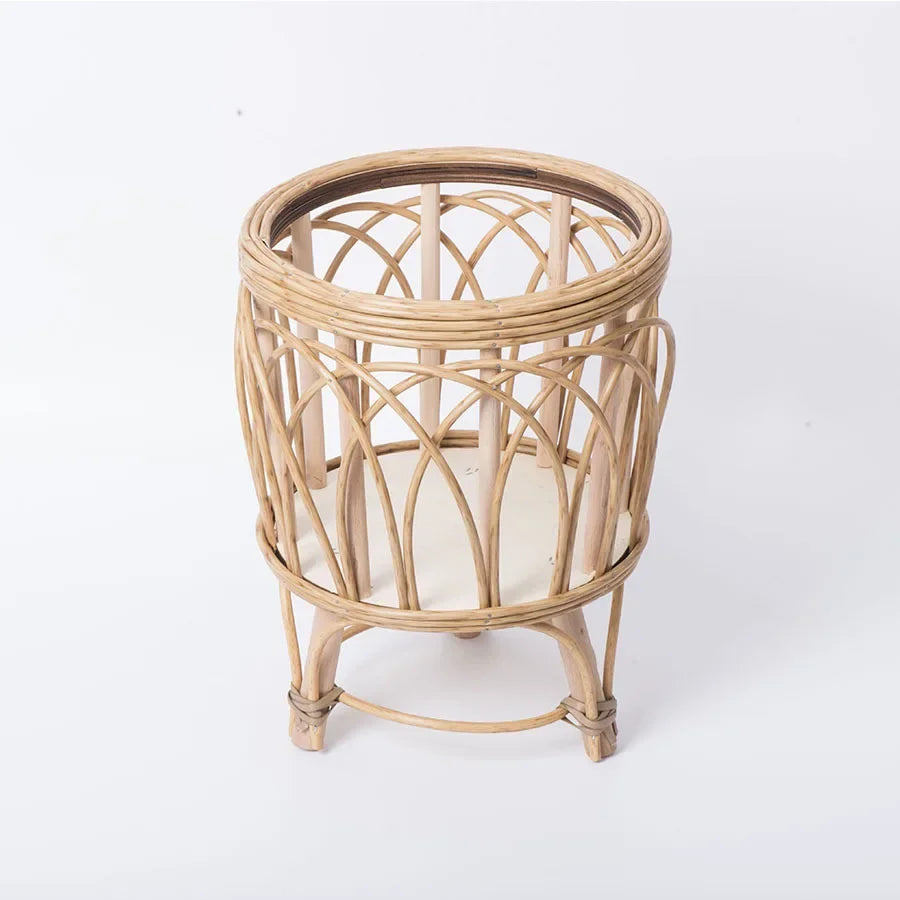 Jardinière haute en bois | Sylven