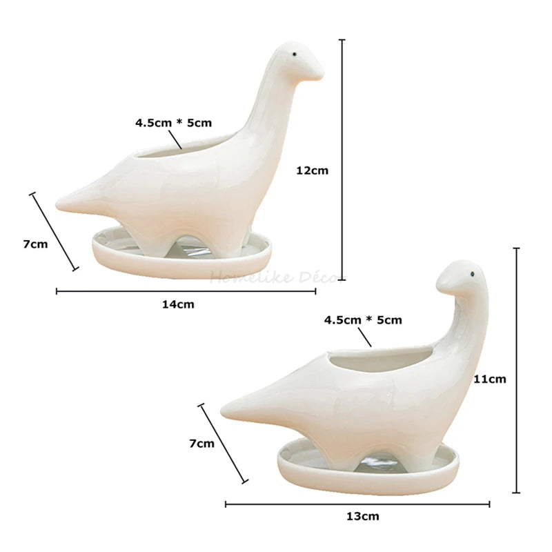 Jardinière céramique blanche | Merelis