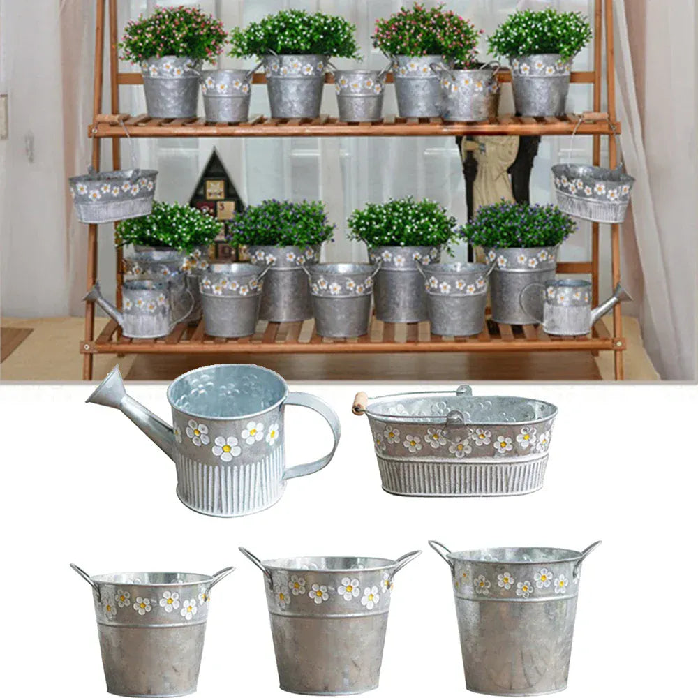 Jardinière en acier pratique