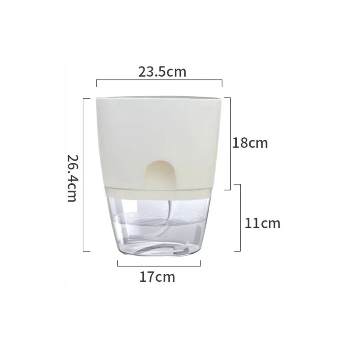 Jardinière ronde | Finition soignée