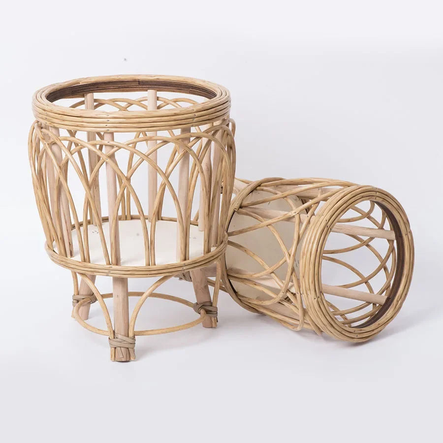 Jardinière haute en bois | Sylven