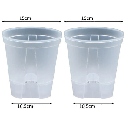 jardinières blanches plastique | Valyn