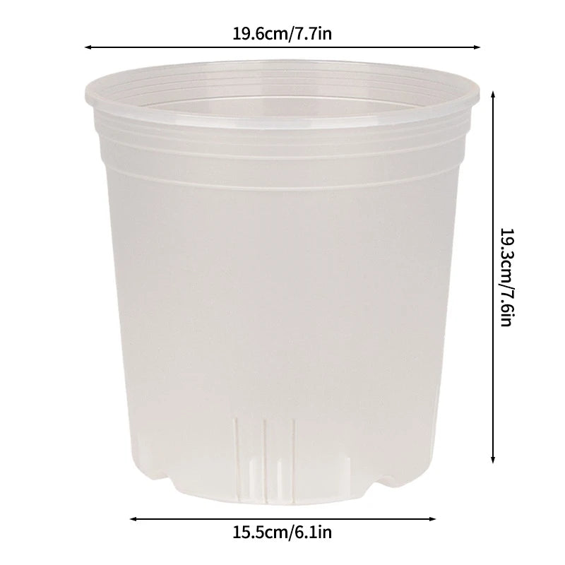 Jardinière en plastique blanc | Thoren