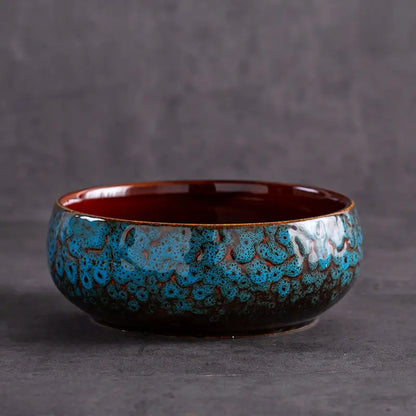 jardinière céramique bleu | Elvyna