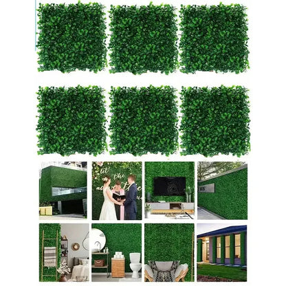 Mur végétal mix carré | style géométrique et naturel
