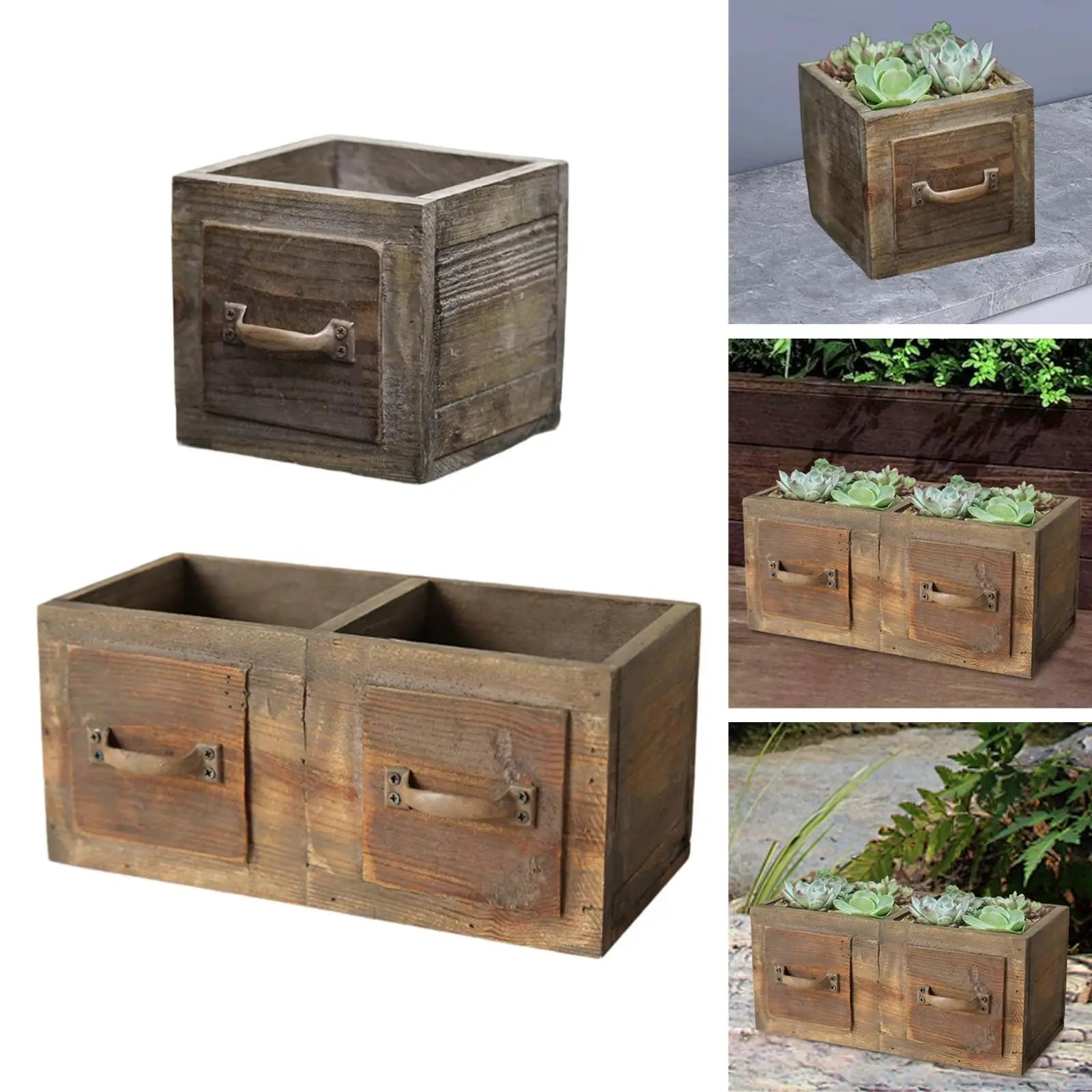 Jardinière bois élégante