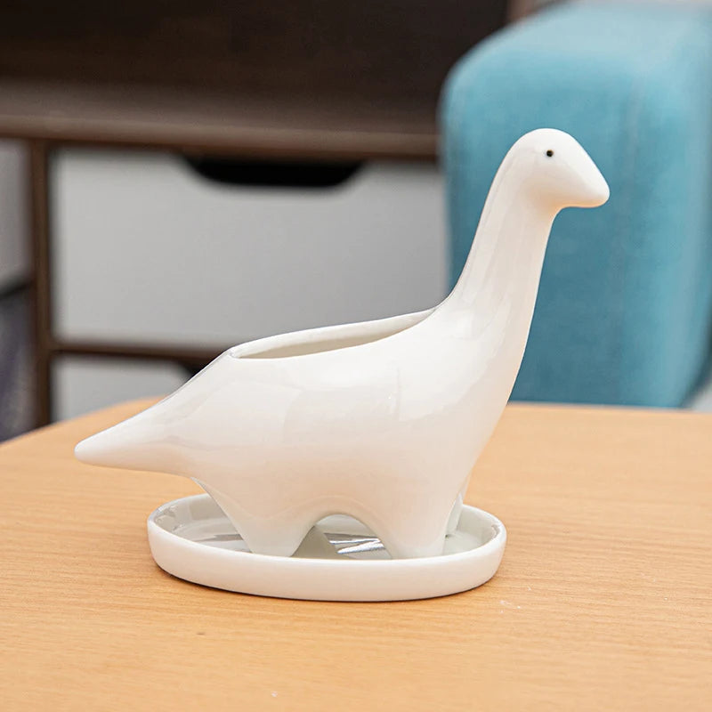 Jardinière céramique blanche | Merelis