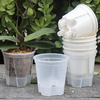 jardinières blanches plastique | Valyn