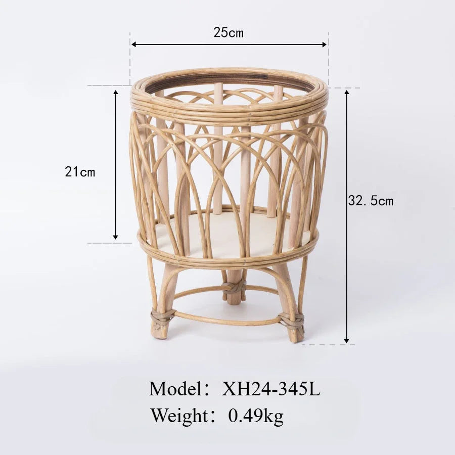 Jardinière haute en bois | Sylven