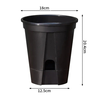 jardinières blanches plastique | Valyn