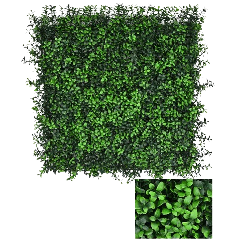 Mur végétal feuillage fin | style épuré et naturel