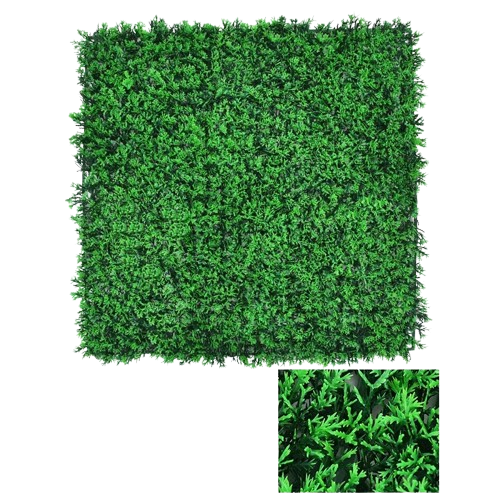 Mur végétal vert pur | simplicité et fraîcheur naturelle